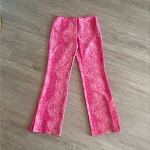Urban Outfitters Pink Snake Skin Print Pants